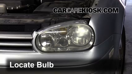 2001 Volkswagen Golf GTI GLS 1.8L 4 Cyl. Turbo Éclairage Feu antibrouillard (remplacer l'ampoule)